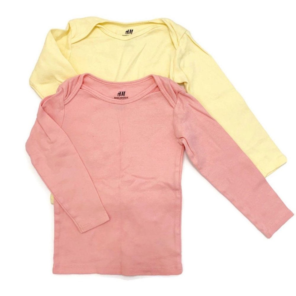H&M Organic Long Sleeve Tops Size 2-3